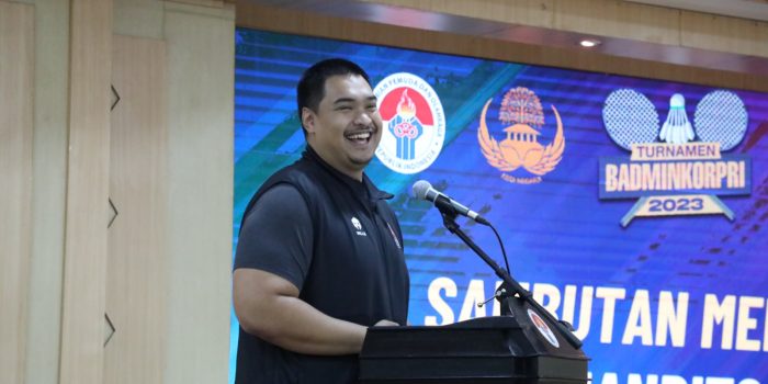 Buka Badminkorpri 2023, Menpora Dito Ingin Ajang Ini Membangun Semangat Olahraga