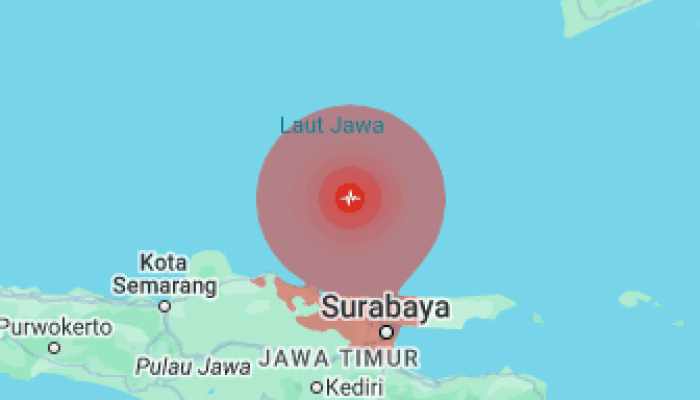 Kembali Lagi Terjadi Gempa di kabupaten Tuban Jawa Timur