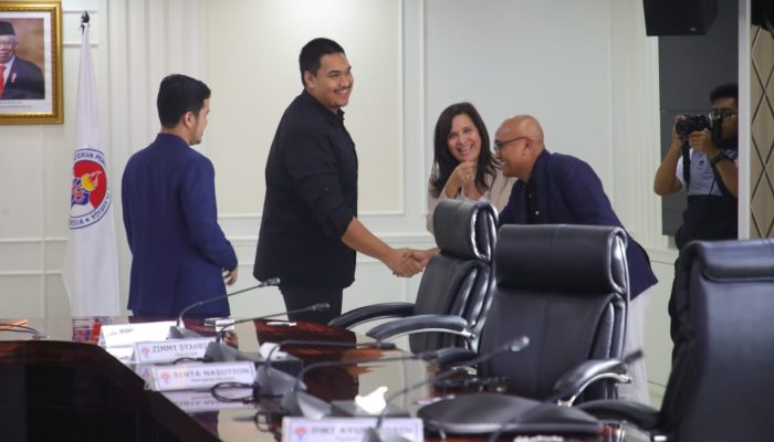 Menpora Dito Terima Audiensi Dari CEO International Global Network