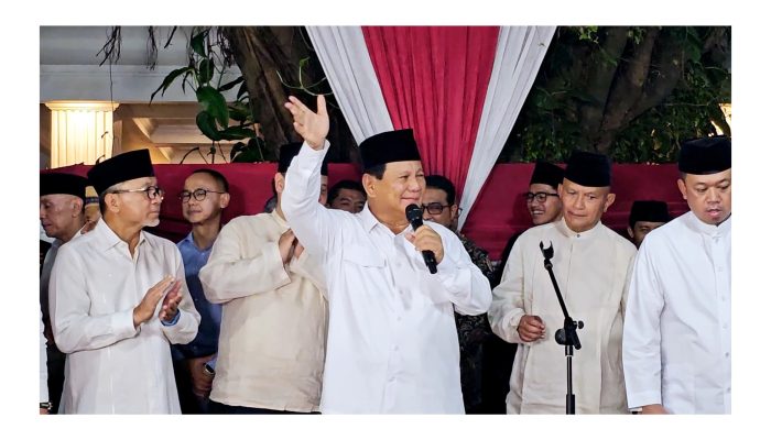 Prabowo Subianto Ucapkan Terimakasih Kepada Prsiden Joko Widodo