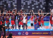 Pertandingan Bola Voli Antar Selebrity