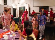 Tim Bola Voli Red Sparks Makan Malam di Galeri Seni Kunstkring Paleis