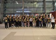 Klub Bola Voli Putri Asal Korea Selatan Red Sparks Tiba di Bandara Internasional Soekarno-Hatta