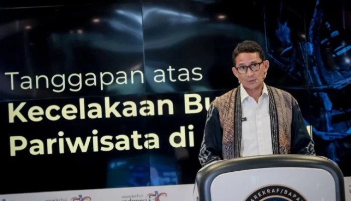 Menparekraf Sandiaga Tanggapi Soal Kecelakaan Maut Bus Pariwisata Pengangkut Siswa SMK Lingga Kencana