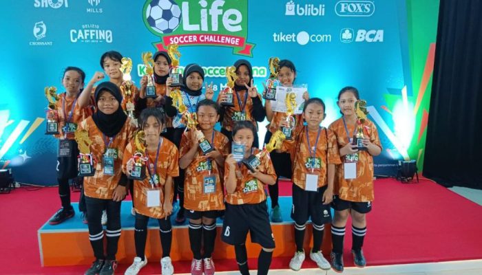 SDN Tugu 6 Cimanggis Depok Juara Milklife Soccer Challenge