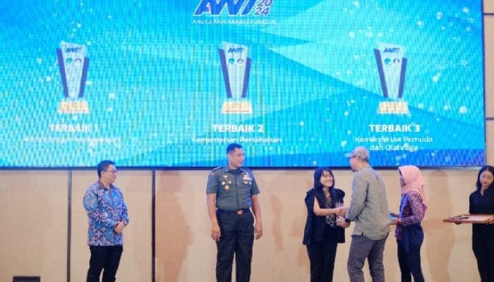 Kemenpora RI Dapat Penghargaan Anugrah Narasi Tunggal Kontribuoter Videotron Tahun 2024