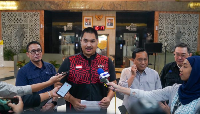 Menpora Dito Terima Kunjungan Ketum PBVSI Imam Sudjarwo
