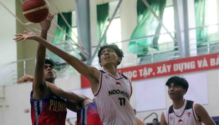 Tim Bola Basket Putra Indonesia Kalah Lawan Tim Filipina Pada ASEAN Schools Games 2024