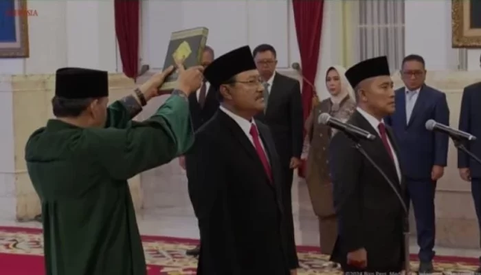 Sekjend PBNU Gus Ipul Resmi Menjabat Mensos