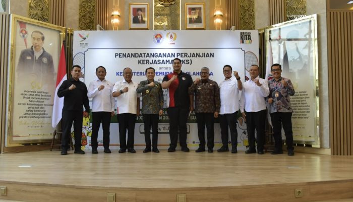 Kemenpora RI Lakukan Perjanjian Kerja Sama Dengan KONI Pusat