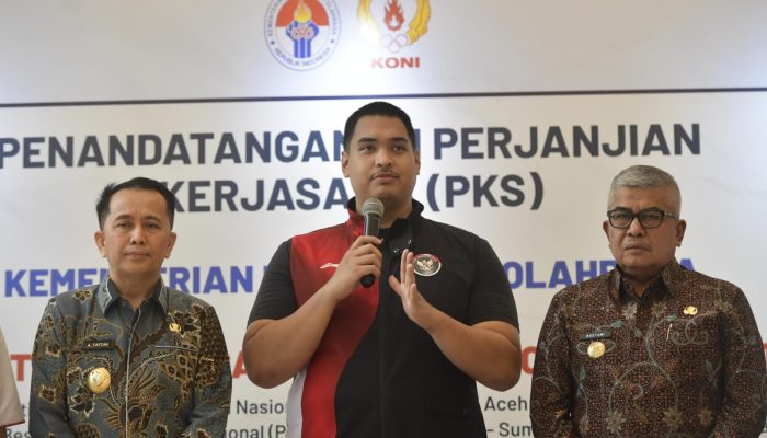 Menpora Dito Sampaikan Harapanya Agar PON XXI 2024 Aceh-Sumut Berjalan Dengan Sukses