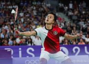 Pebulutangkis Anthony Ginting Tersingkir di Fase Grup Olimpiade 2024 Paris