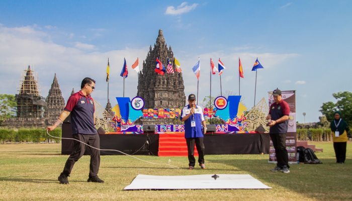 Atraksi Pacu Xpang Jadi Pembuka Penampilan Olahraga Tradisioanal Negara-Negara ASEAN