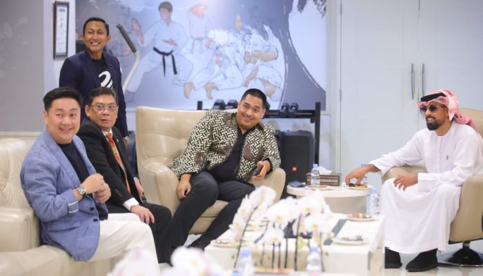 Menpora Dito Terima Kunjungan Putra Mahkota UEA Sheikh Sultan Bin Khalifa Al Nahyan