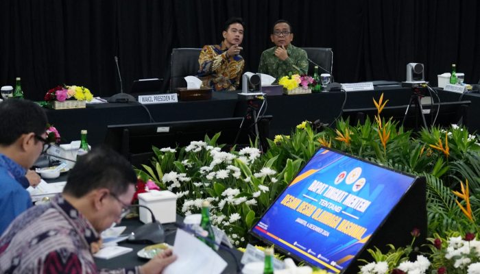 Wapres Gibran Rakabuming Raka Pimpin Rapat Tingkat Menteri Bahas DBON