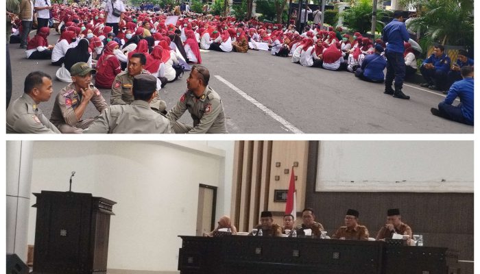 Tenaga Honorer Gelar Aksi Damai di Kantor Bupati Lotim, Tuntut Status P3K