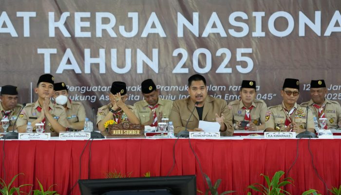 Menpora Dito Sampaikan Gerakan Pramuka Harus Dikuatkan Untuk Pembentukan Karakter Generasi Muda