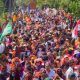 Pawai Festival Rimpu Kota Bima di Ikuti Ribuan Masyarakat