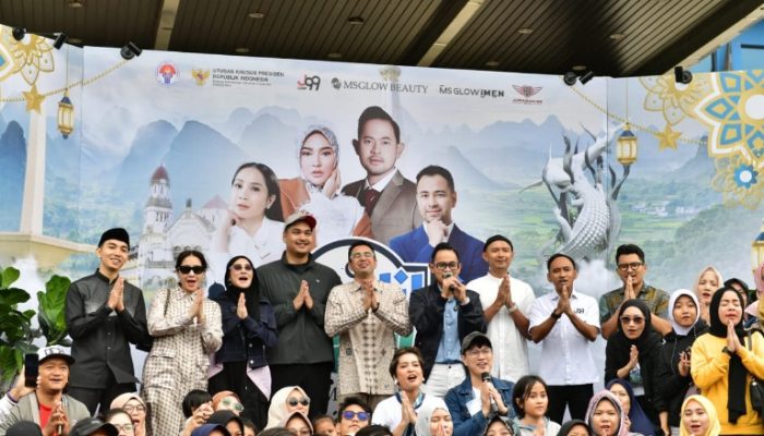 Mudik Gratis MS Glow 2025, Menpora Dito Apresiasi Kolaborasi dengan J99 Corp dan Raffi Ahmad