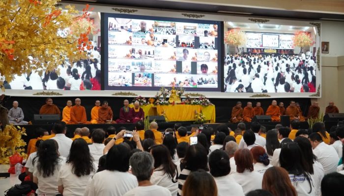 Doa Bersama Umat Buddha untuk Kedamaian dan Persatuan Bangsa